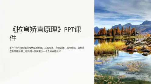 《拉弯矫直原理》课件