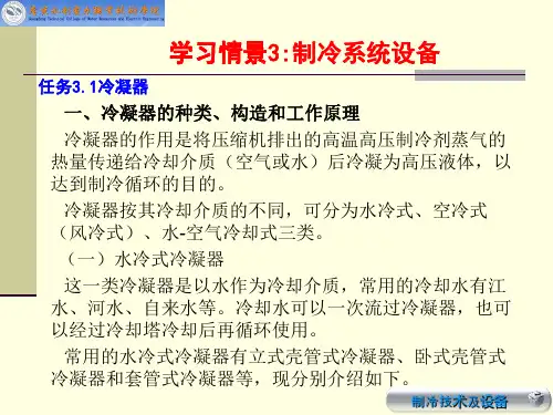 蒸发式冷凝器示意图