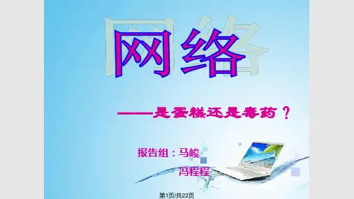 青少年网络成瘾的原因及对策PPT课件