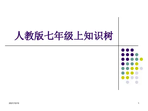 人教版七年级上语文知识树