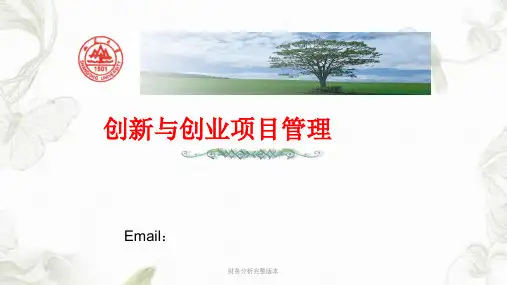 财务分析完整版本ppt课件