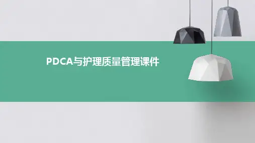 pdca与护理质量管理课件