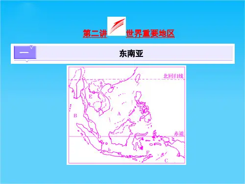 2016《三维设计》地理第一轮高考总复习课件 第4部分 第十七章 世界地理 第二讲 世界重要地区