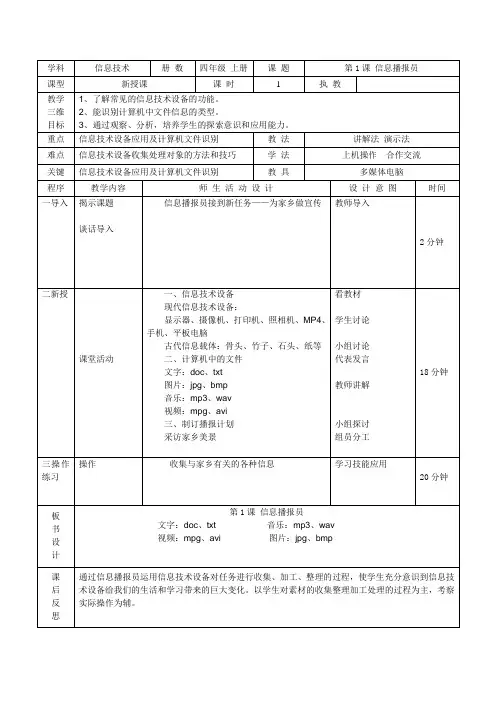第1课  走进网络世界