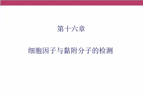 临床免疫学检验 课件 第16章 细胞因子与细胞粘附因子的测定52
