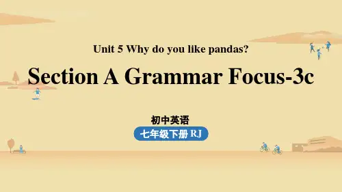 人教版七年级下册英语Unit5第2课时(SectionA Grammar Focus-3c)-最新