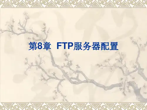第8章FTP服务器配置精品PPT课件