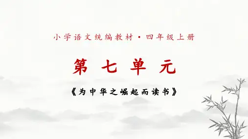 《为中华之崛起而读书》ppt课件
