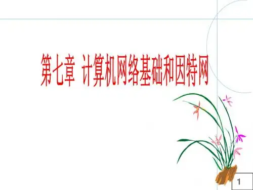 计算机网络基础和因特网