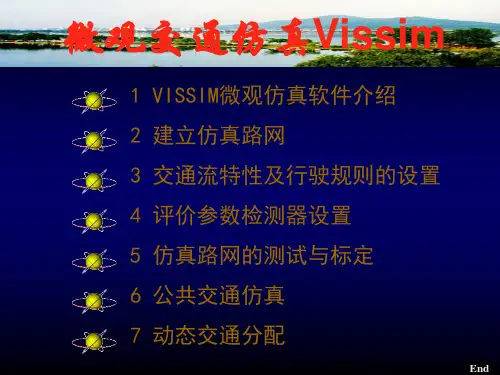 VISSIM使用介绍