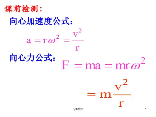 圆周运动——绳球杆球模型  ppt课件
