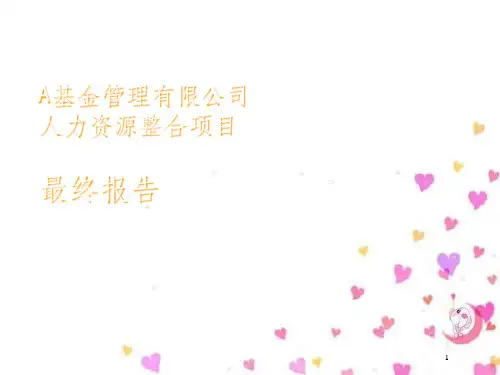 某公司人力资源整合项目报告(ppt 222页)