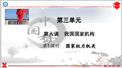 部编版道德和法治八年级下册6.1 国家权力机关 课件 (共15张PPT)