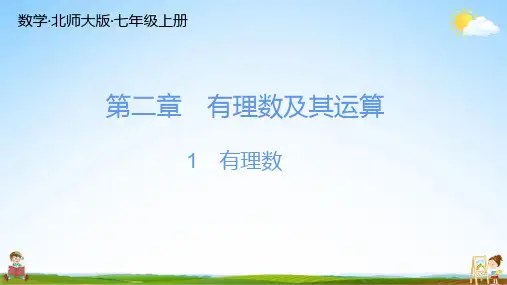 北师大版七年级数学上册《第二章总复习》练习题教学课件PPT初一公开课
