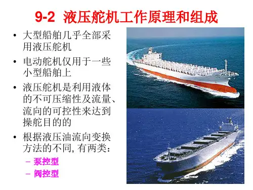舵机液压系统-六组解读