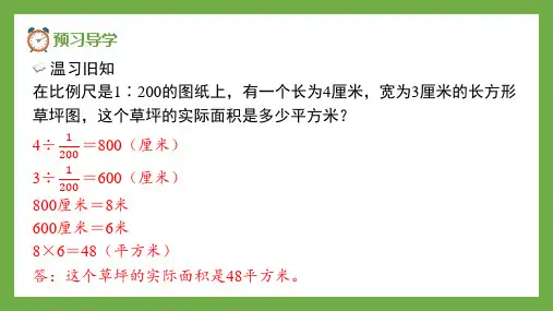 人教版六年级下册数学8 比例尺(课件)