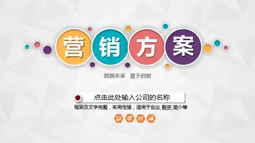 营销方案PPT模板