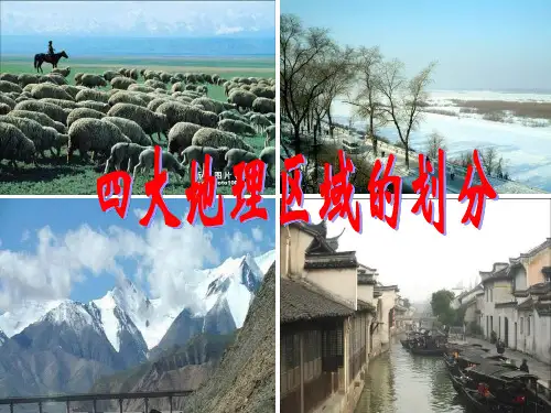 湘教版八下地理 5.1四大地理区域的划分 课件  (共33张PPT)
