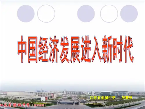 经济生活中国经济发展进入新时代PPT精选文档
