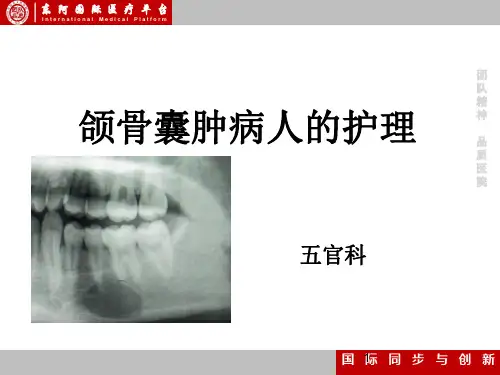 颌骨囊肿病人的护理PPT课件