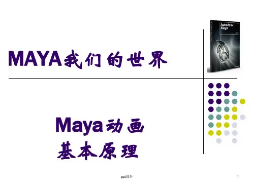 Maya动画基础原理  ppt课件