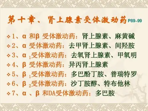 10第十章、肾上腺素受体激动药