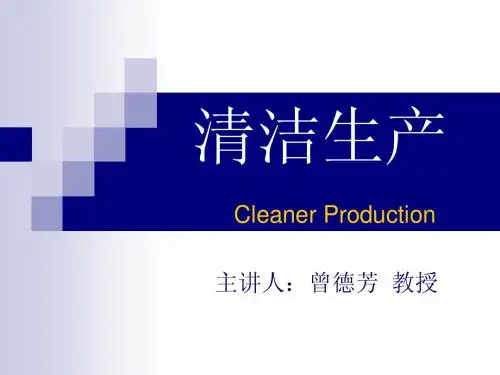 清洁生产PPT