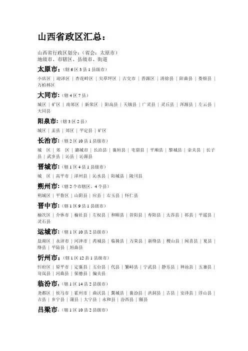 山西省县级市汇总.doc111