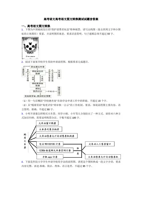 高考语文高考语文图文转换测试试题含答案