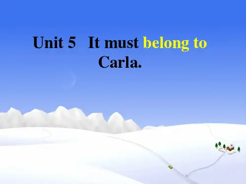 人教版九年级上英语Unit5全单元课件