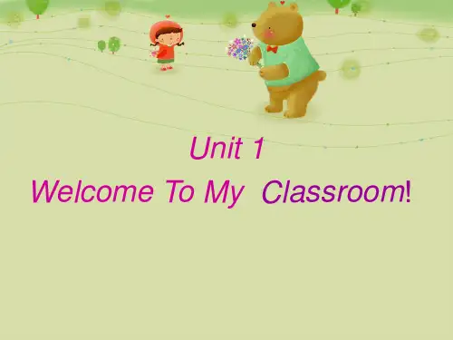 人教版四年级英语上册unit1My classroom图文课件