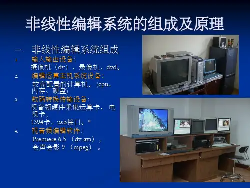非线性编辑系统的组成及原理ppt课件