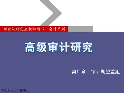 审计期望差距