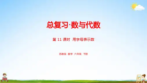 苏教版六年级数学下册《总复习 数与代数课时12》教学课件PPT小学公开课