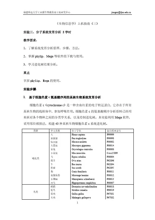 生物信息学上机指南3