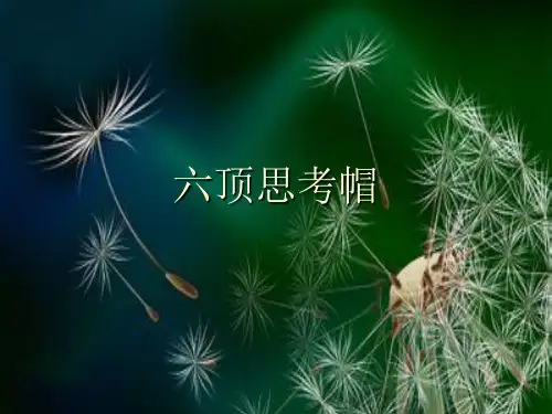 六顶思考帽ppt课件