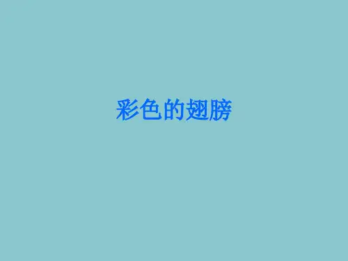小学六年级语文上册《彩色的翅膀》课件