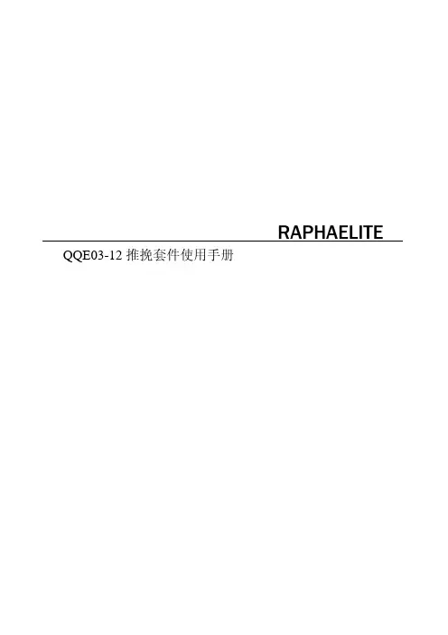 RAPHAELITE QQE03-12 推挽套件 说明书