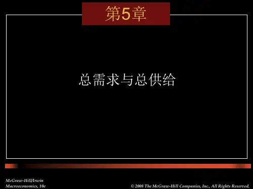 多恩布什宏观经济学第十版课件5总需求与总供给
