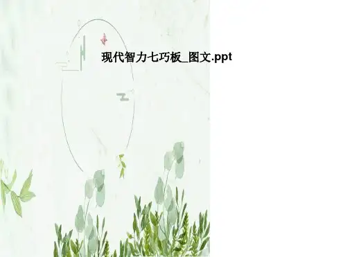 完整版现代智力七巧板 图文