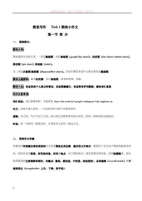 雅思写作task1高分写作技巧