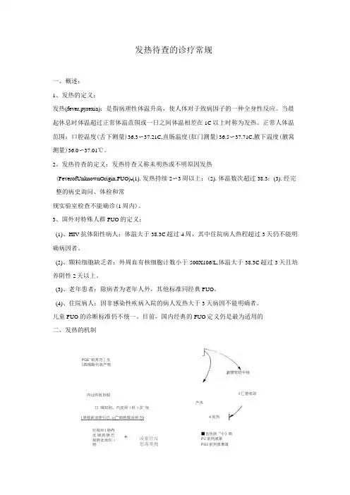 发热待查诊疗常规