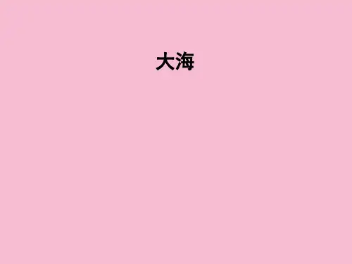 二年级下册音乐-第9课 大海 小提琴独奏曲《大海》｜花城版 ppt课件
