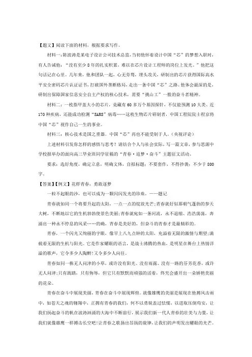 湖南省长沙市雅礼中学2019届高三5月模拟考试语文试题