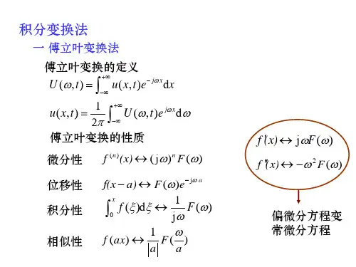 数学物理方程与特殊函数积分变换法