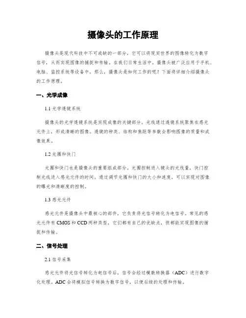 摄像头的工作原理