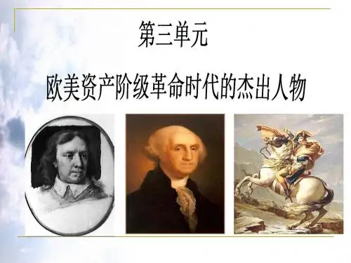 人民版选修4专题三第二节美国首任总统乔治·华盛顿(共33张PPT)
