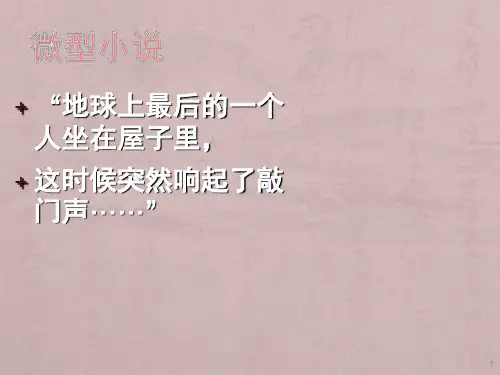 微型小说ppt课件