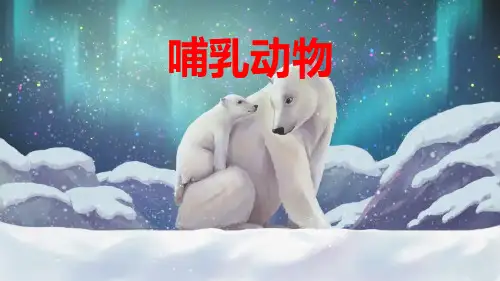 最新人教版八年级生物上册《第七节哺乳动物》优质教学课件