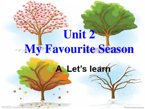 五年级英语下册Unit_2_My_favourite_season_A_Let's_learn_课件
